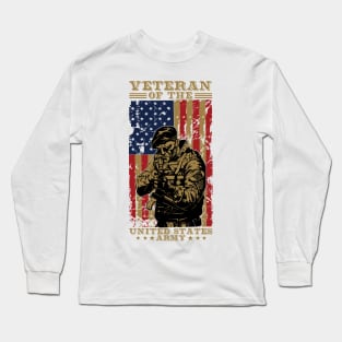 Veteran US Army T-Shirt Long Sleeve T-Shirt